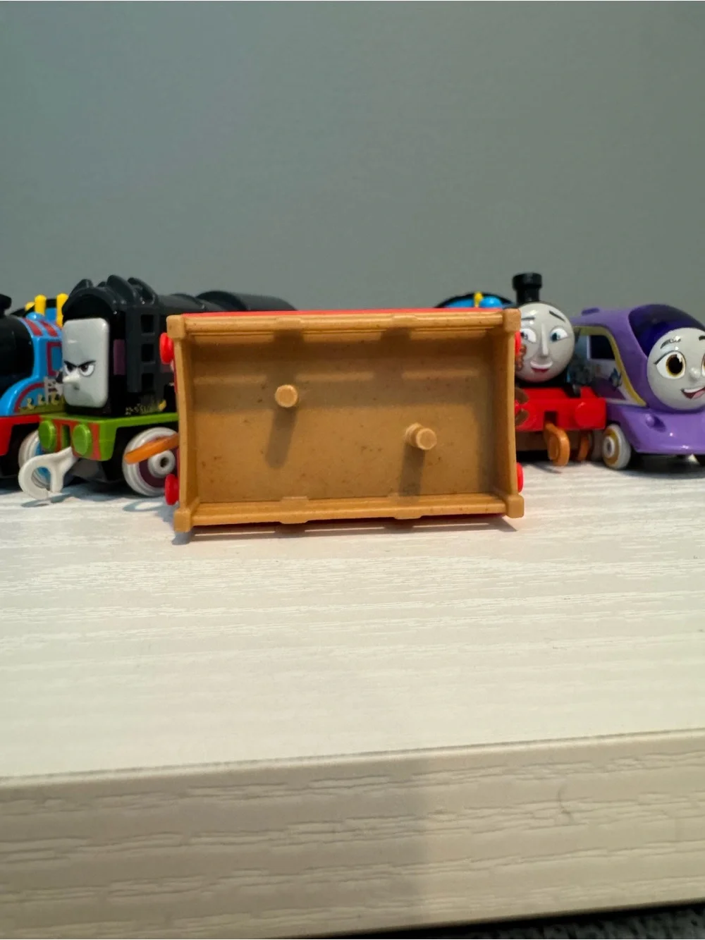Thomas & Friends Small Character Train Lot - Blue Green Black Red Purple